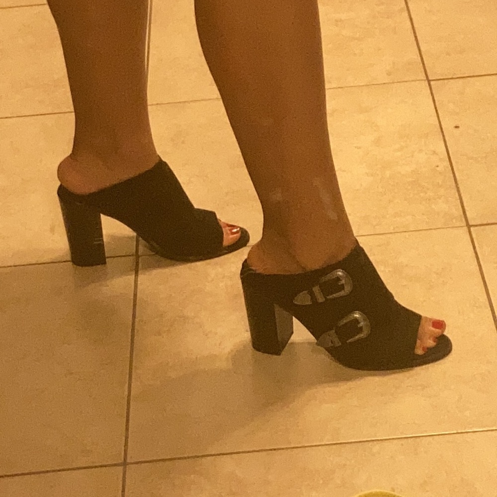 Western style peep toe bootie